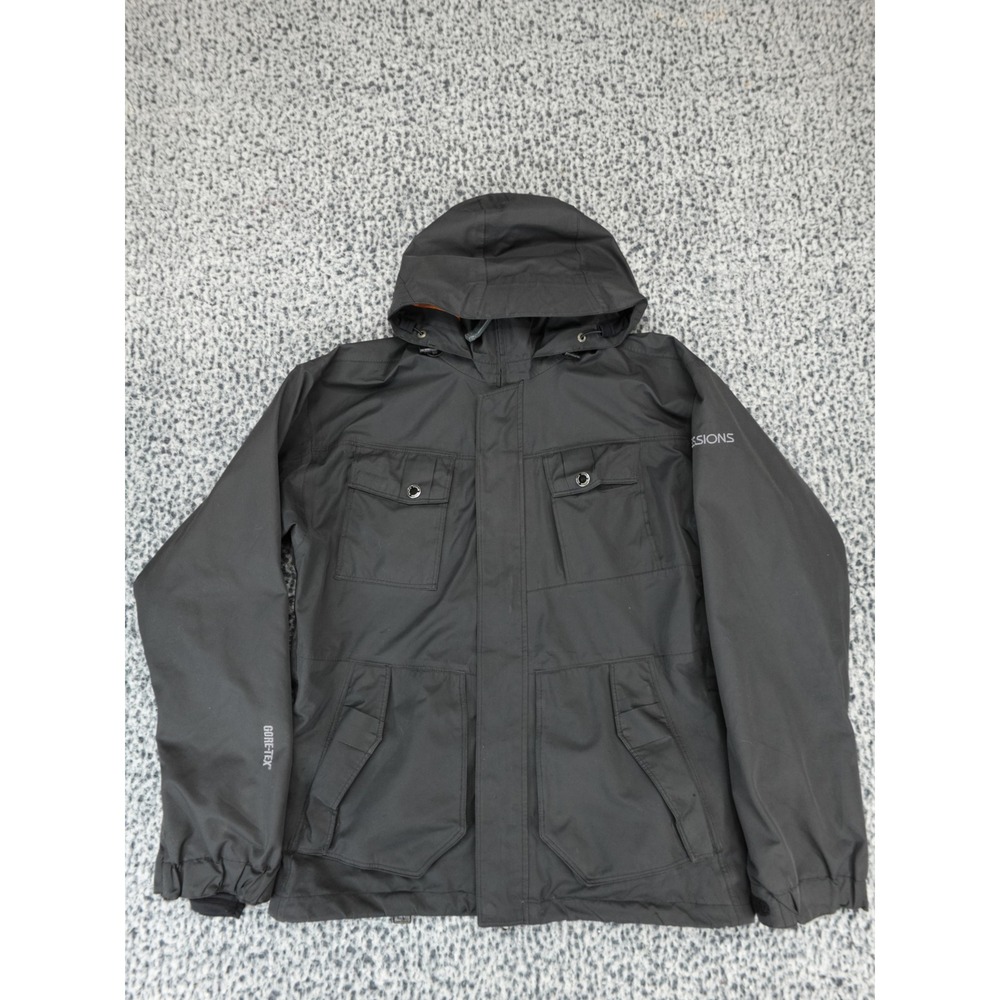 Sessions Summit Series Gore-Tex Jacket Mens Medium‎ Black Waterproof Snowboard M
